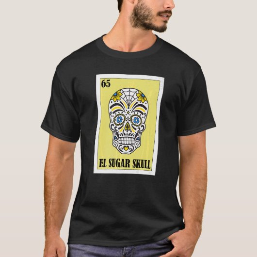 T-shirt Mexicain pour Parties El Sugar Skull 1 (Devant)