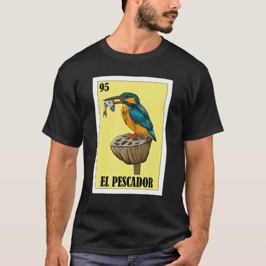 T-shirt Mexicain pour pêcheurs El Pescador (Devant)