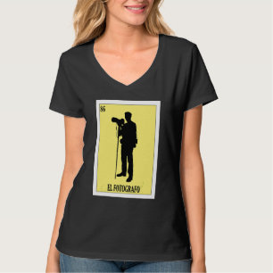T-shirt Mexicain pour photographes El Fotografo