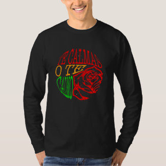 T-shirt Mexicaine Cottagecore Te Calmas O Te Calmo Rose Fl