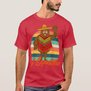 T-shirt Mexicaine El Squatcho Bigfoot Sasquatch