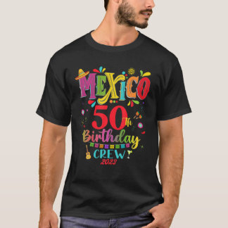 T-shirt mexicaine Fiesta 50E Groupe de jumelage Anniversai