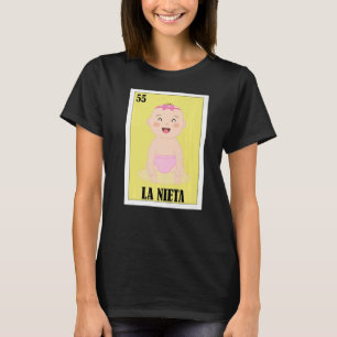 T-shirt Mexicaine pour Baby showers La Nieta