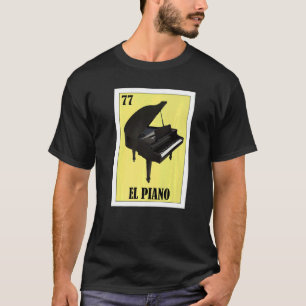 T-shirt Mexicaine pour Pianistes El Piano