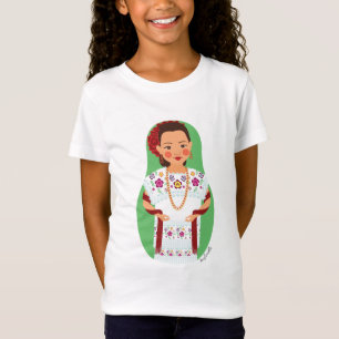 T-Shirt Mexicaine, Yucatan Matryoshka Girls