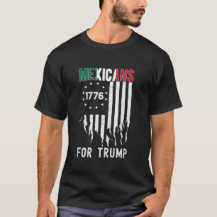 T-shirt Mexicains Pour Trump 2024 Mexique États-Unis