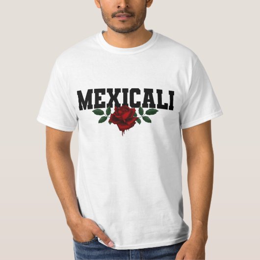T-shirt Mexicali Rose saignant du patrimoine mexicain (Devant)