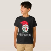 T-shirt Mexican Christmas Gnome Feliz Navidad Mexico (Devant entier)