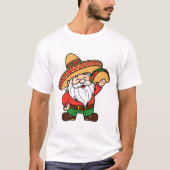T-shirt Mexican Gnome with Taco Design Funny Cinco de Mayo (Devant)