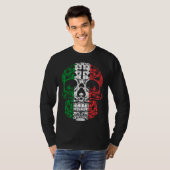 T-shirt Mexican Sugar Skull Pride Calavera Day Dead Cinco  (Devant entier)