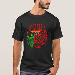T-shirt Mexicana Cottagecore Le Calmas O Le Calmo Rose Flo
