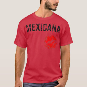 T-shirt Mexicana Red Lipstick Chula Chingona Camiseta