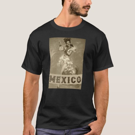 T-shirt MEXICO Art Vintage - Voyage - (Devant)