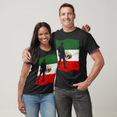 T-shirt Mexico Baseball Flag for Mexican Baseball Fans Vin (Unisexe)