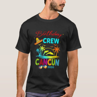 T-shirt Mexico Cancun Birthday Boy Trip Vacation 2026 Matc