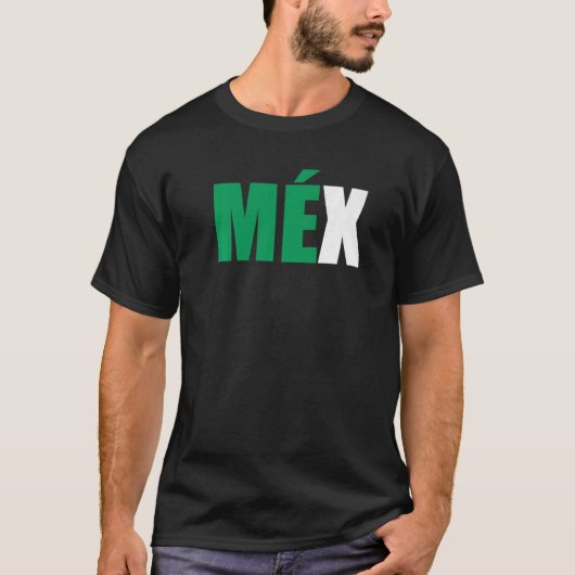 T-shirt México Deux Parties Paire Combo Pour Drapeau Mexic (Devant)