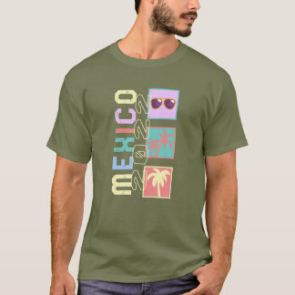 T-shirt Mexique 2022 Vacances Mexique Famille Correspondan