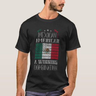 T-shirt Mexique-Américain Une combinaison gagnante Mexique