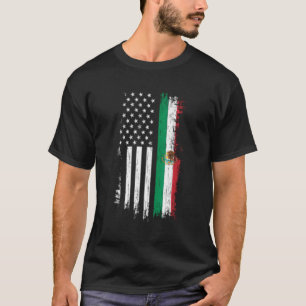 T-shirt Mexique American Flag Pride Mexique Usa