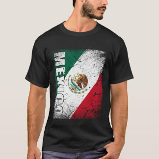 T-shirt Mexique, carte du Mexique, drapeau du Mexique, mex