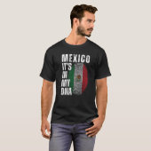 T-shirt Mexique C'est dans mon ADN Matching Mexicaine Men (Devant entier)