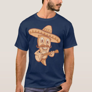 T-shirt Mexique Chili Mariachi Guitare Musicien