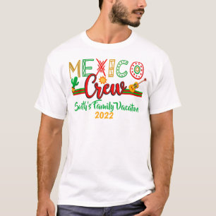 T-shirt Mexique Crew Cruise Voyage Vacances MAtching T