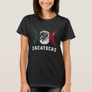 T-shirt Mexique Drapeau Amour Zacatecas Mexique Vacances 1