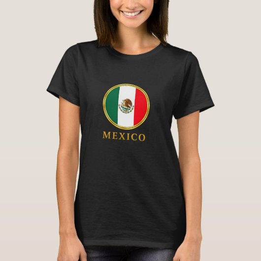T-shirt Mexique - Drapeau Mexicain (Devant)