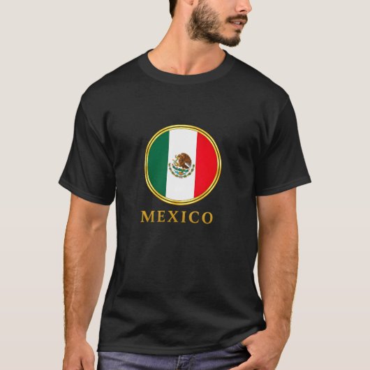 T-shirt Mexique - Drapeau Mexicain (Devant)