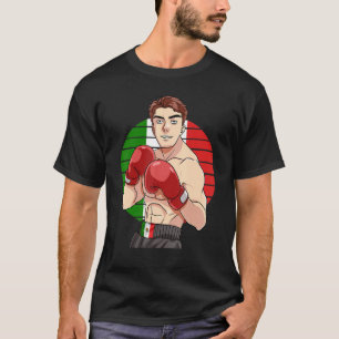 T-shirt Mexique Drapeau Vintage Latino Boxer Mexicain