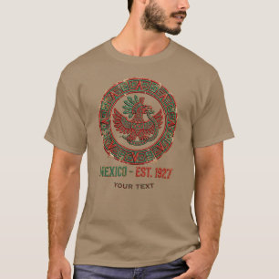 T-shirt Mexique EST. 1927 Aigle Aztèque Crest Vintage