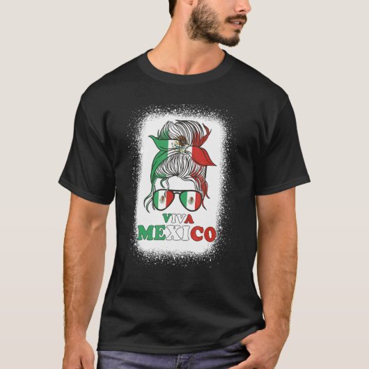 T-shirt Mexique Fête de l'Indépendance Viva Mexique Fierté (Devant)
