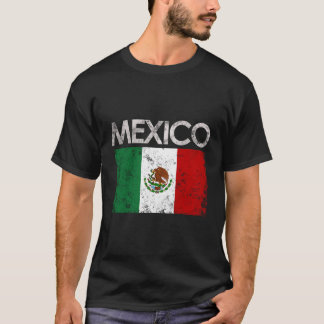 T-shirt Mexique Fierté du drapeau mexicain