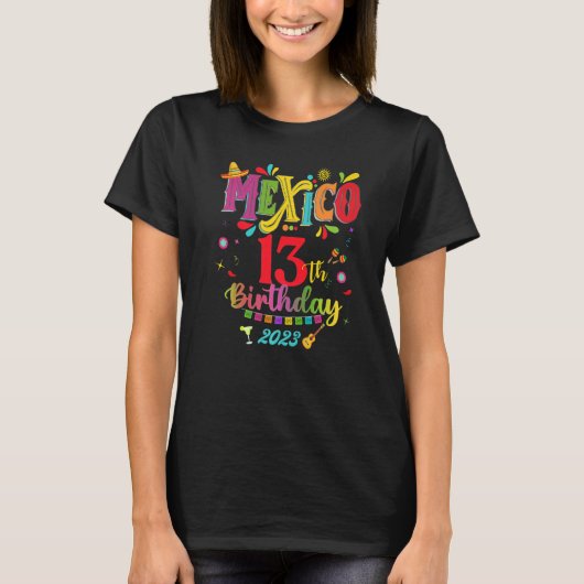 T-shirt Mexique Fiesta 50e Anniversaire Matching Group 7 (Devant)