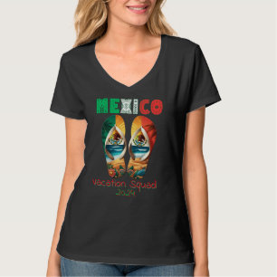 T-shirt Mexique Flip Flop Vacances Tropical Getaway Design
