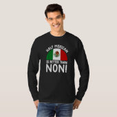 T-shirt Mexique hommes Mexique drapeau femmes Mexique (Devant entier)