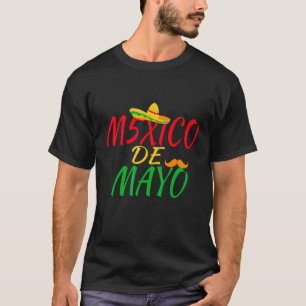 T-shirt Mexique Mexique 5 De Mayo Taco Sombrero Mustache L