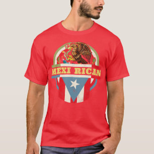 T-shirt Mexique Mexique Mexique Mexique Porto Rico Drapeau