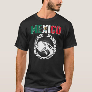 T-shirt Mexique Ping Pong Fier Mexicain Table Tennis Suppo