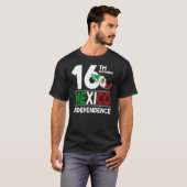 T-shirt Mexique Pride Independence Day 2022 Mexique Drapea (Devant entier)