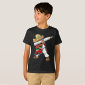 T-shirt Mexique Sombrero Poncho Dabbing (Devant entier)