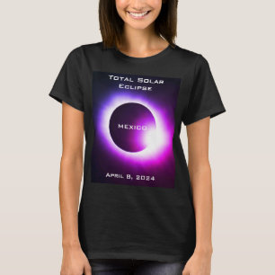 T-shirt MEXIQUE Total éclipse solaire 8 avril 2024