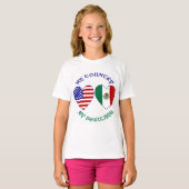 T-shirt Mexique USA Mon pays Mon patrimoine (Devant entier)
