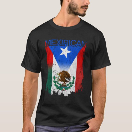 T-shirt Mexirican Mexico (Devant)