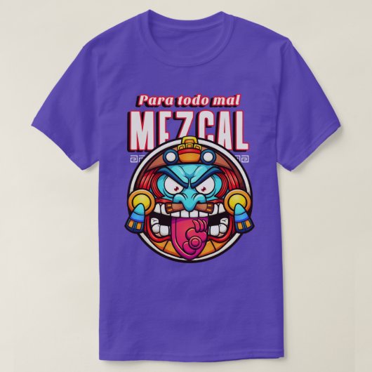 T-shirt Mezcal Mexique Mexicano Aztec (Design devant)
