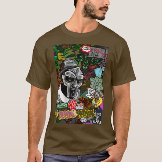 T-shirt mf doom (Devant)