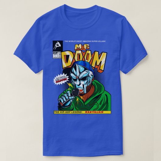 T-shirt MF DOOM Couverture de bande dessinée Hommage (Design devant)