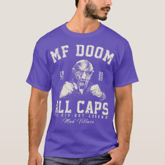 T-shirt MF Doom Retro Vintage Coussin blanc