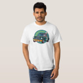 T-shirt MG type C GTS - 白 (Devant entier)